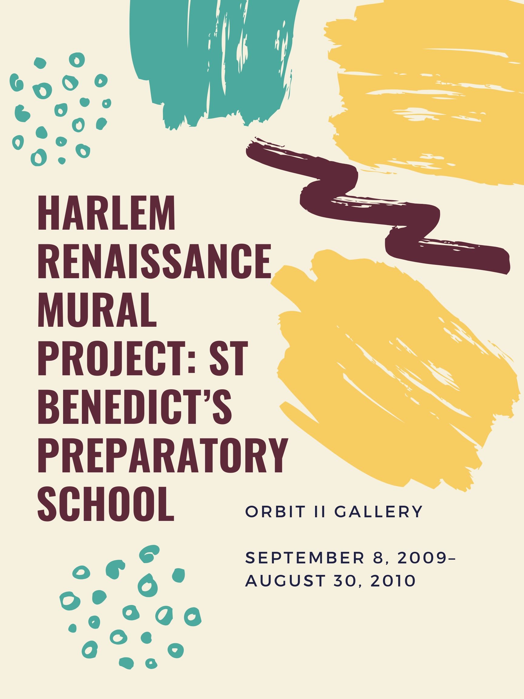 Harlem Renaissance Mural Project Flyer